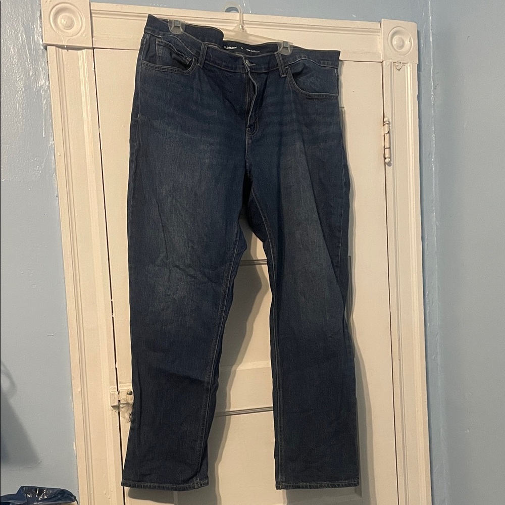 Old Navy Women's Dark Blue Boyfriend Jeans